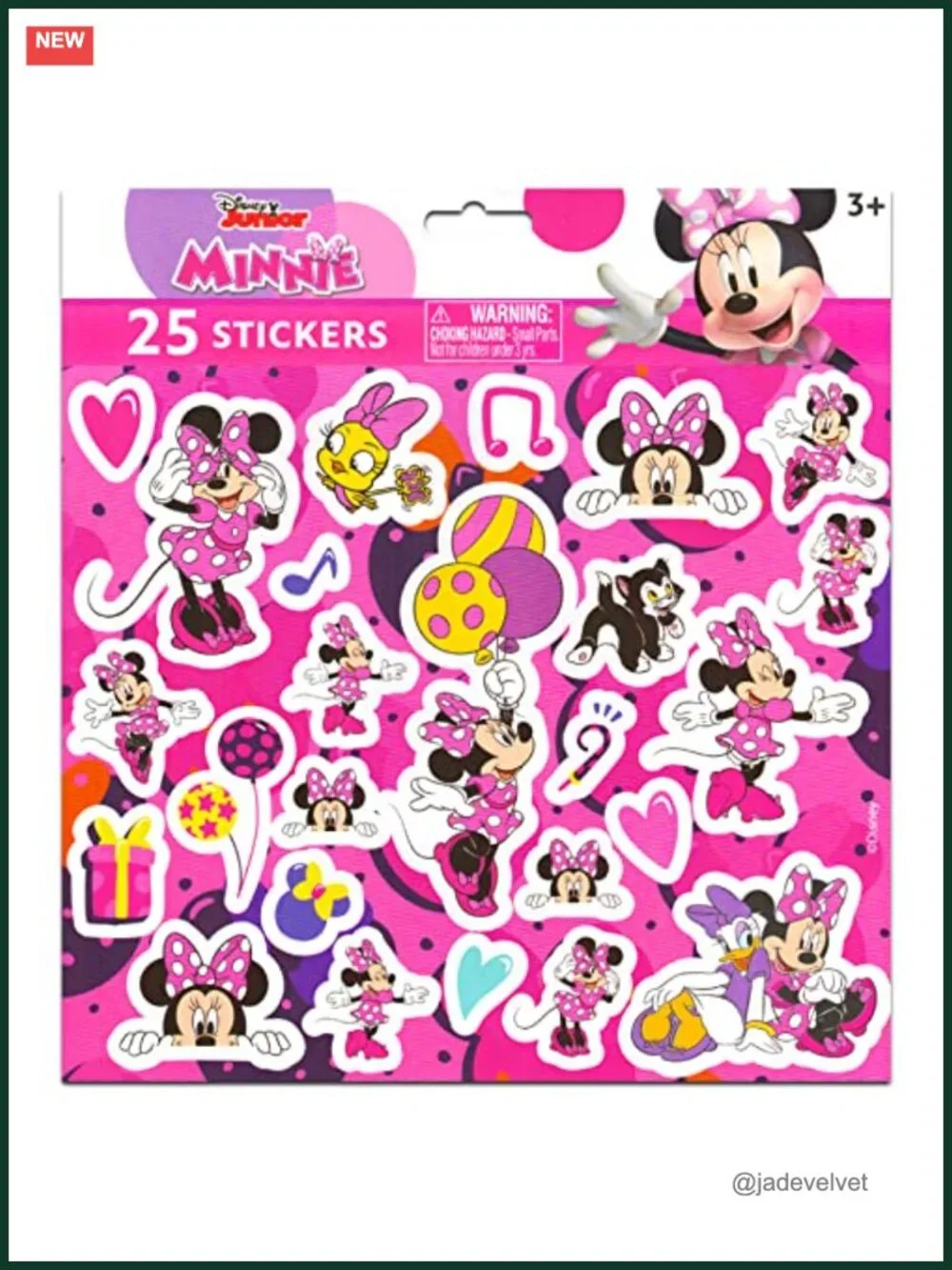 Minnie Mouse Mini Backpack for Kids w Adjustable Straps, 3D Ears & Bow, 12 inch